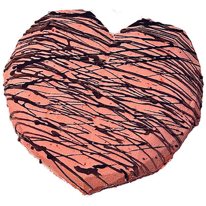 Strawberry Heart Gelato Cake